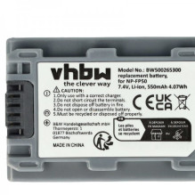 Battery for Sony such as NP-FP50 / NP-FP51 / NP-FP60