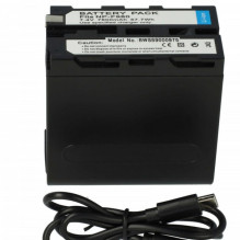 Battery for Sony such as NP-F990 and others 7800mAh, with USB-C port