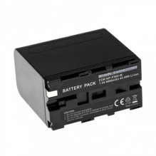 Battery for Sony cameras such as NP-F960 and others 6000mAh, with micro USB connection