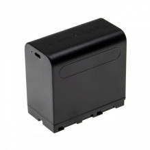 Battery for Sony cameras such as NP-F960 and others 6000mAh, with micro USB connection