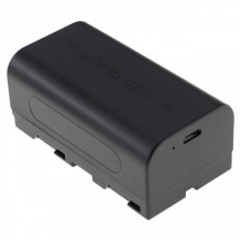 Battery for Sony cameras such as NP-F550 and others 2000mAh, with micro USB connection