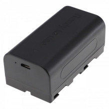 Battery for Sony cameras such as NP-F550 and others 2000mAh, with micro USB connection