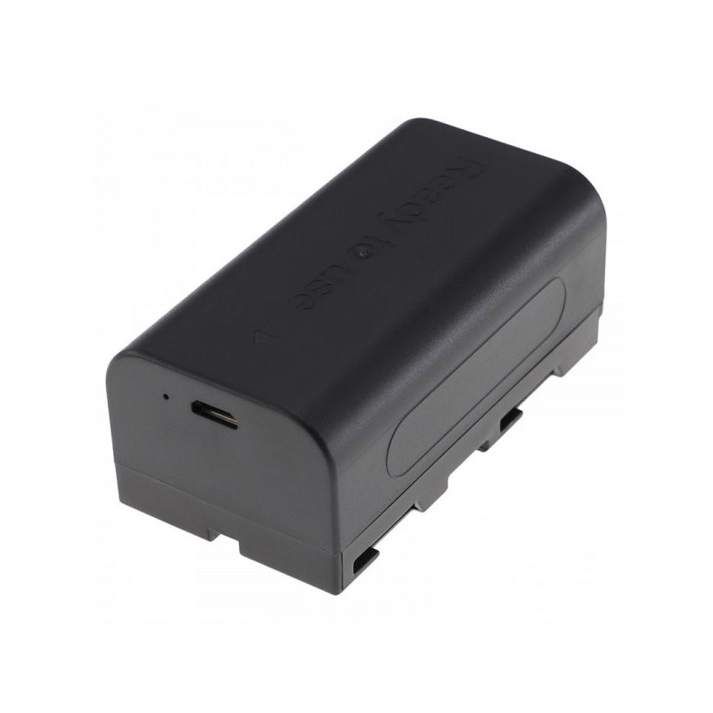 Battery for Sony cameras such as NP-F550 and others 2000mAh, with micro USB connection