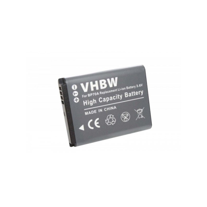 Battery for Samsung replaces BP70a