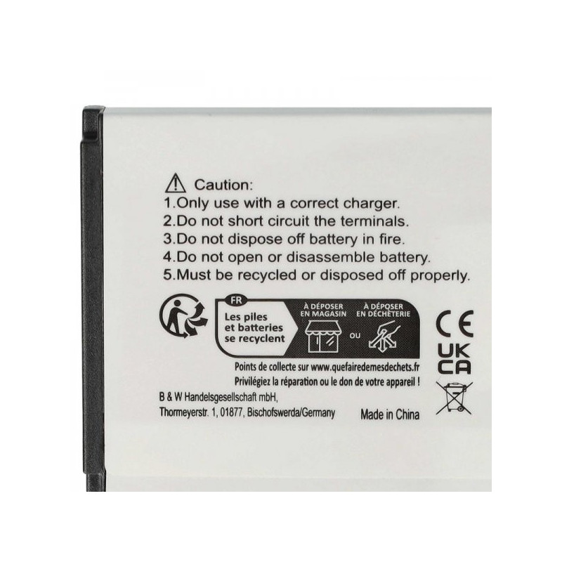 Battery for Samsung replaces BP125a