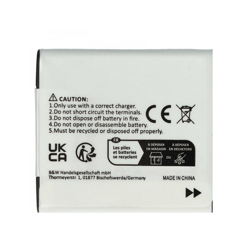 Battery for Pentax like D-Li68