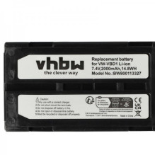 Battery for Panasonic such as VW-VBD1 etc. 2000mAh