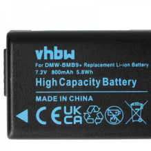 Battery for Panasonic like DMW-BMB9e (with info chip)