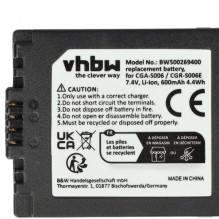 Battery for Panasonic like CGA-S006 / CGR-S006E