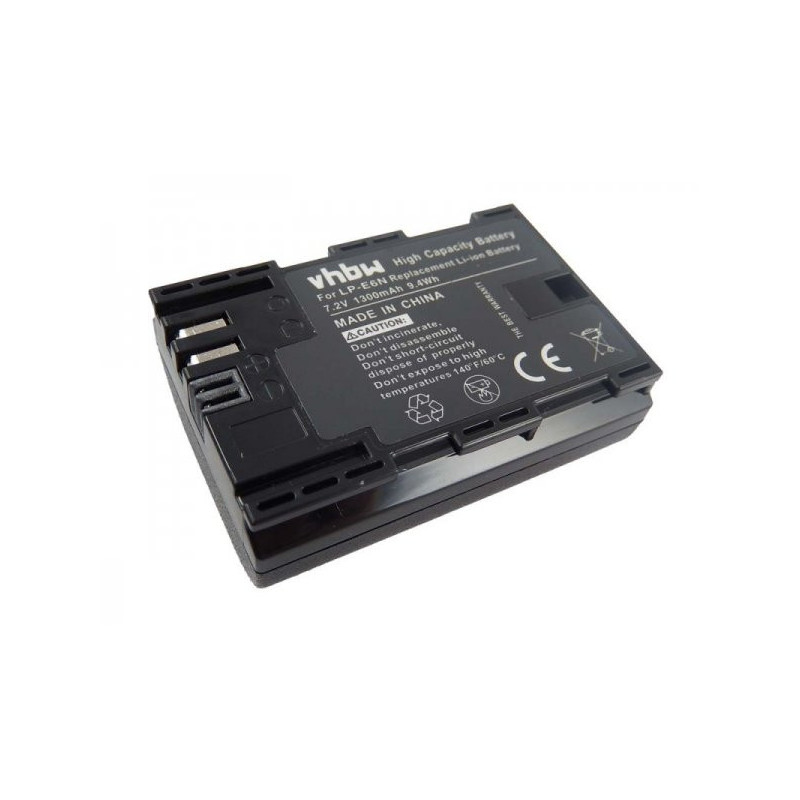 Baterija Canon kaip LP-E6N 1300mAh su informacijos mikroschema