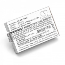 Battery for Canon like BP-110 with Infochip 950mAh