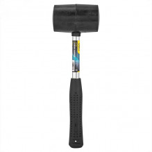 Rubber Hammer Deli Tools EDL5616, 0.5kg (black)