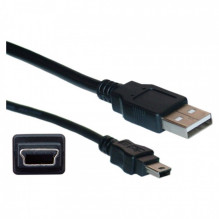Universal USB MINI cable with MINI USB connector, connector