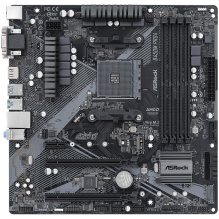 ASROCK Main Board Desktop B450M PRO4 (AM4, 4xDDR4, 1x PCIe 3.0 x16, 1x PCIe 2.0 x16, 1x PCIe 2.0 x1, 4x SATA III, RAID 0