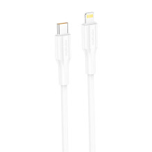 Foneng XS01 PD27W USB-C prie Lightning kabelis, 1m (baltas)