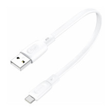 USB-A – USB-C laidas Foneng X107 3A, 0,25 m (baltas)