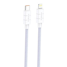 Cable USB-C do Lightning Foneng XS02 PD27W, 1.2m (fioletowy)