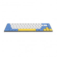 Belaidė mechaninė klaviatūra Dareu EK868 Bluetooth (balta, mėlyna ir geltona)