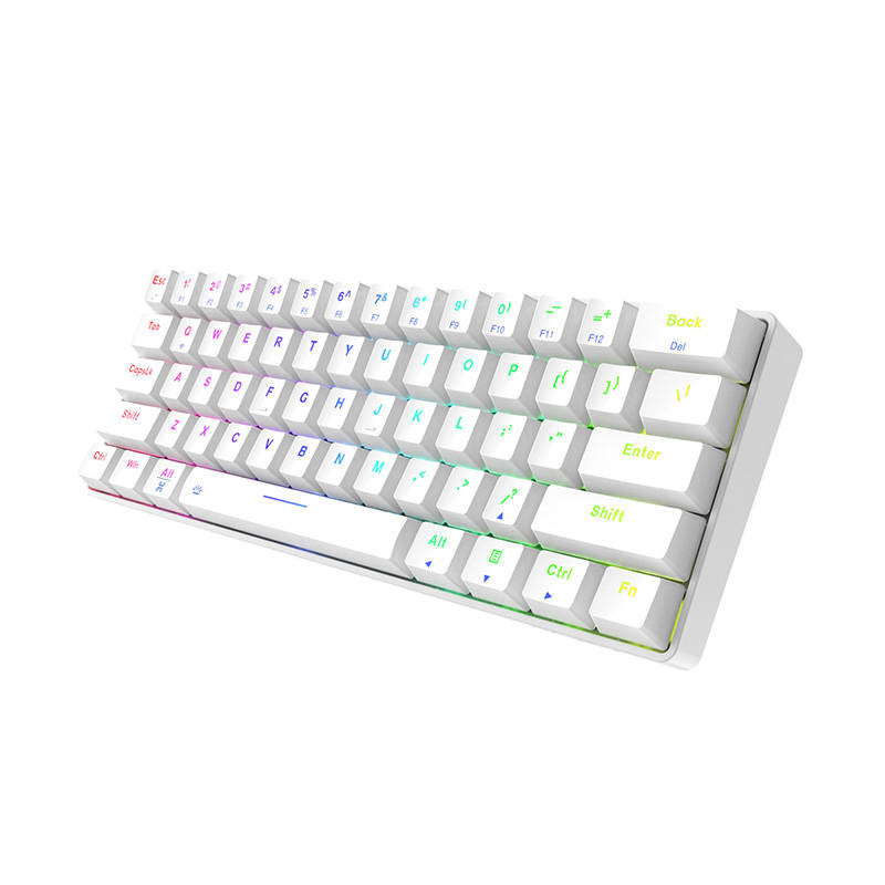 white rgb keyboard mechanical