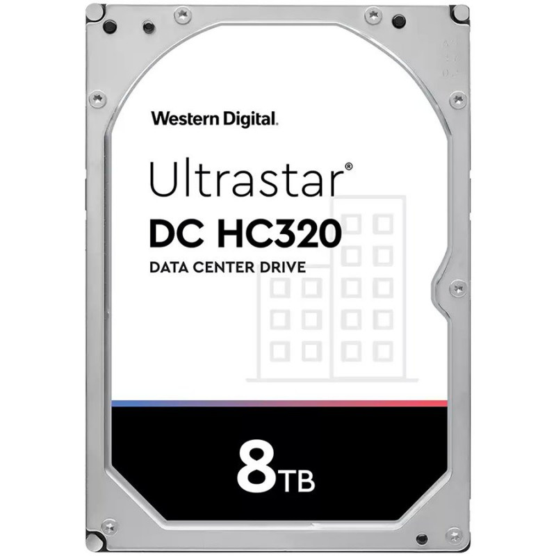 Western Digital Ultrastar DC HDD serveris 7K8 (3,5 colio, 8TB, 256 MB, 7200 RPM, SATA 6Gb/ s, 512E SE), SKU: 0B36404