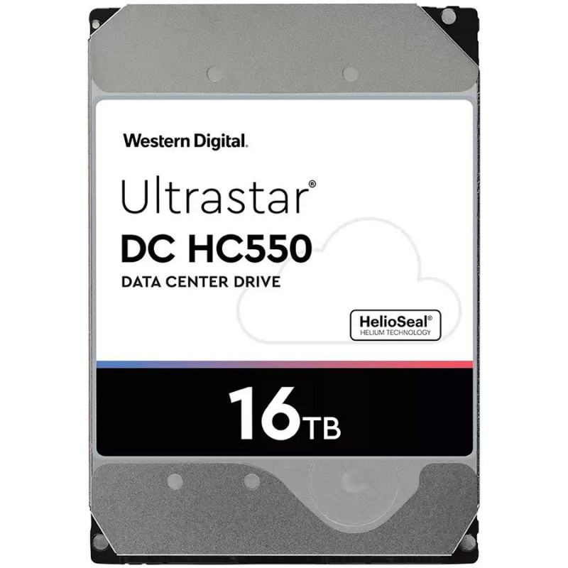 HDD serveris WD/ HGST ULTRASTAR DC HC550 (3,5 colio, 16 TB, 512 MB, 7200 RPM, SATA 6Gb/ s, 512N SE NP3), SKU: 0F38462
