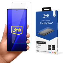 Grūdintas stiklas, skirtas Xiaomi Redmi Note 12 Pro Hybrid Flexi 7H Series 3mk FlexibleGlass