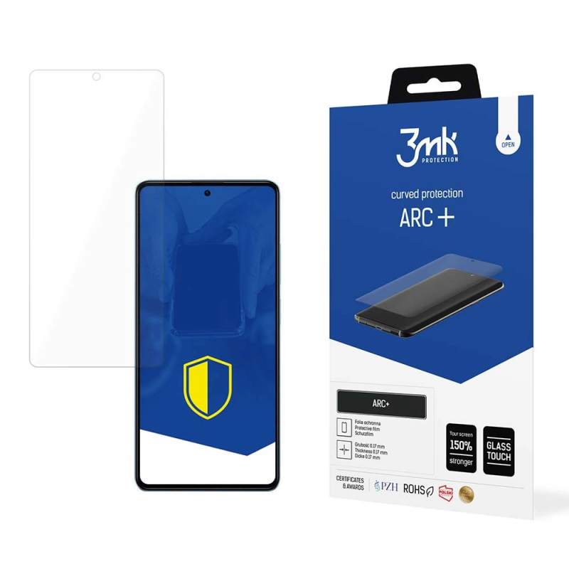 Ultra-thin screen protector for Xiaomi Redmi Note 12 from the 3mk ARC+ series