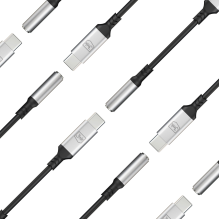 3mk USB-C adapteris – 3,5 mm mini lizdas – sidabrinis