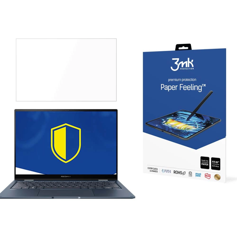 Matte protective film 3mk Paper Feeling for ASUS ZenBook 14 Flip UP3404VA - up to 15&quot;