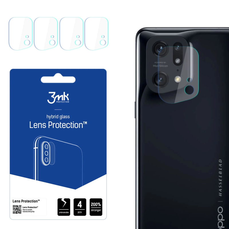 3mk Lens Protection™ hybrid camera glass for Oppo Find X5 Pro