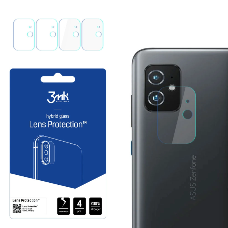 3mk Lens Protection™ hybrid camera glass for Asus Zenfone 8