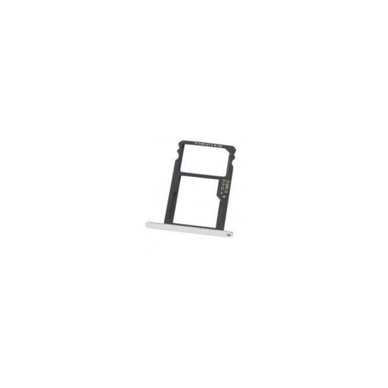 SIM card holder Huawei Honor 7 silver (white) original (service pack)