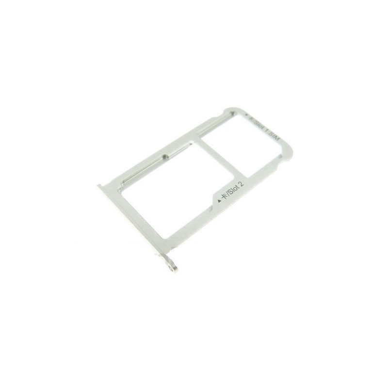 SIM card holder Huawei Nova silver original (service pack)