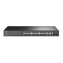 TP-Link jungiklis, , TL-SL2428P, stovas, PoE+ prievadai 24, 250 vatų, TL-SL2428P