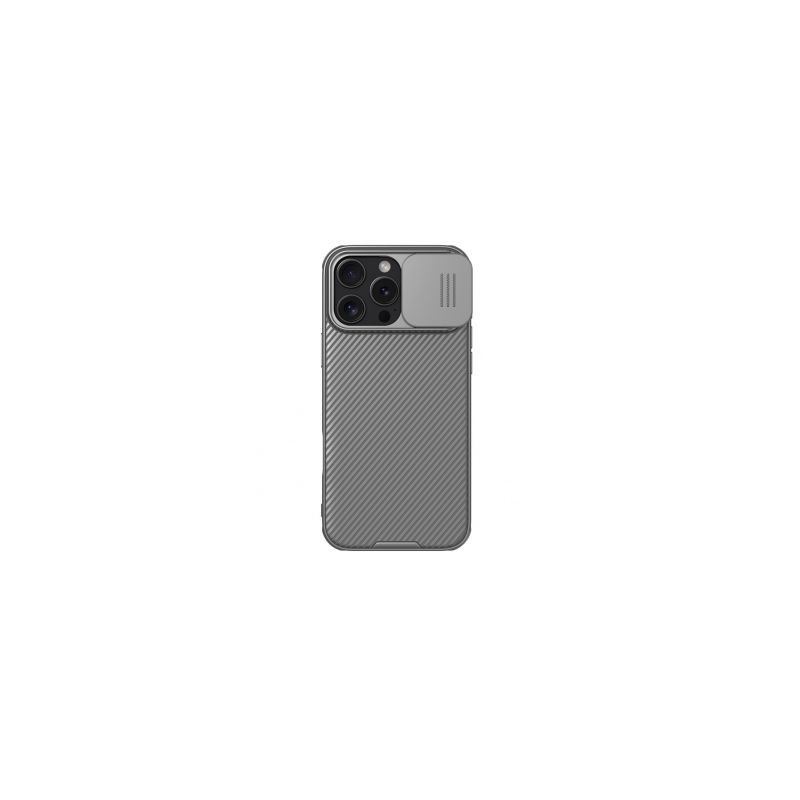 Nillkin - Nillkin CamShield PRO Hard Case for Apple iPhone 16 Pro Max Titanium Gray