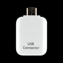 Samsung - EE-UG930 Samsung microUSB OTG Adapter White (Bulk)