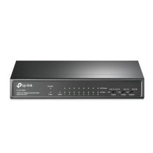 TP-Link jungiklis, , TL-SF1009P, darbalaukis / pjedestal, 9x10Base-T / 100Base-TX, PoE+ prievadai 8, TL-SF1009P