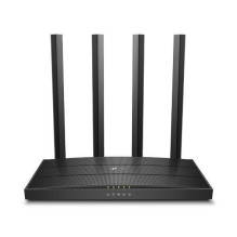 TP-Link Wireless Router, , Wireless Router, 1200 Mbps, Wi-Fi 5, 1 WAN, 4x10 / 100 / 1000M, Number of antennas 4, ARCHERC