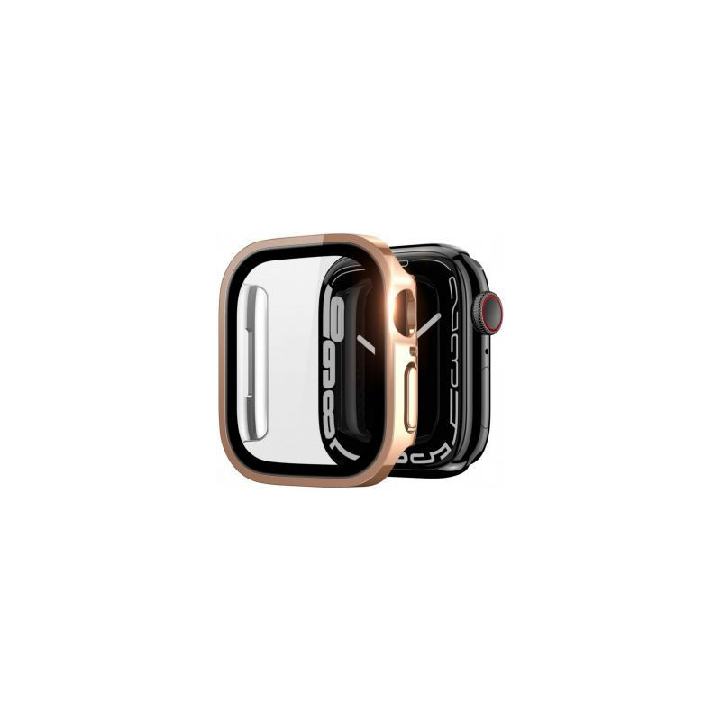 Dux Ducis Hamo Apple Watch Series 7/8/9 Dėklas (PC) 45MM Rose Gold