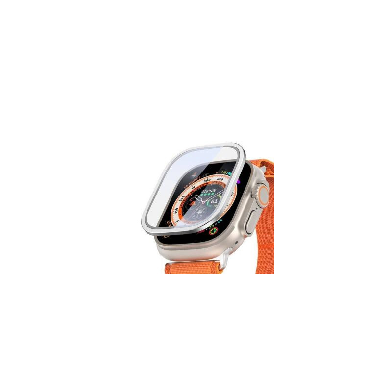 Dux Ducis Flas Apple Watch Ultra 1/2 49MM ekrano apsauga, sidabrinė