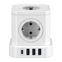 Newell GaN Power Cube 9in1 - white