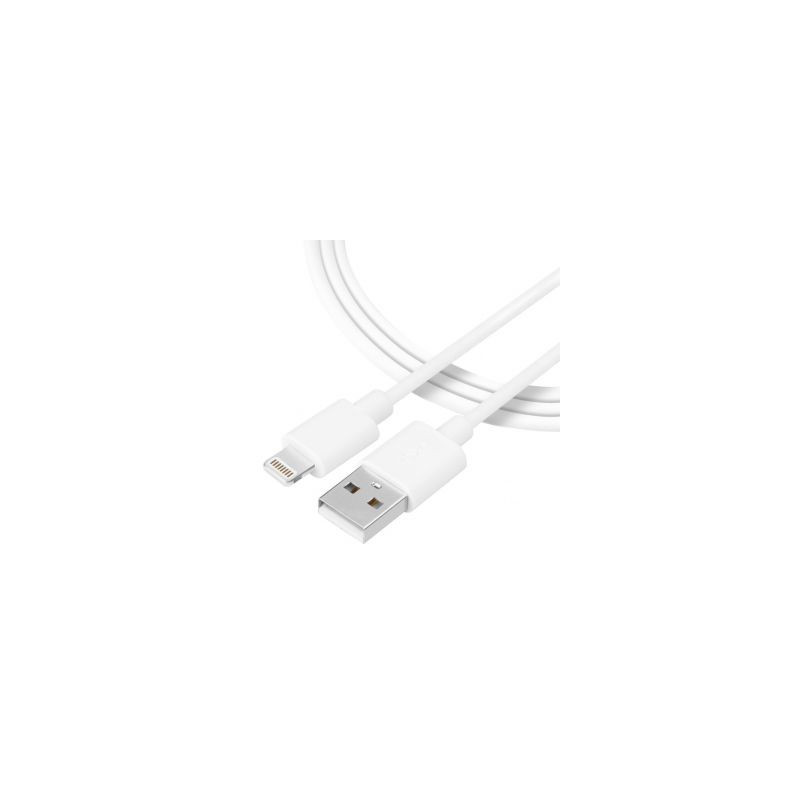 Tactical - Tactical Smooth Thread Cable USB-A / Lightning 0.3m White