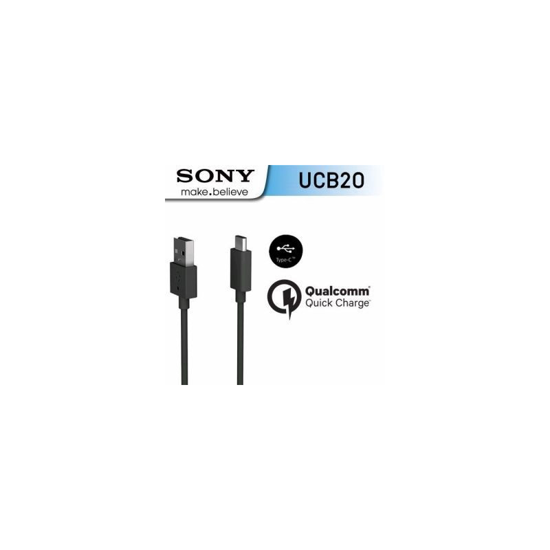 - UCB-20 Sony USB-C Data Cable 3A 1m Black (Bulk)