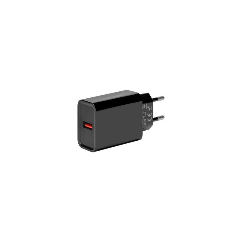 - OBAL:ME Wall Charger USB-A 18W Black