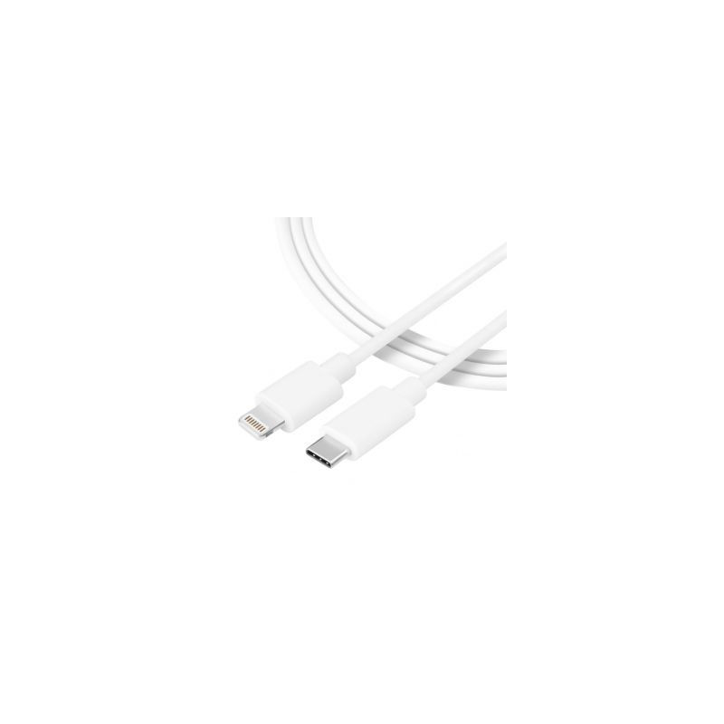 Tactical - Tactical Smooth Thread Cable USB-C / Lightning 0.3m White