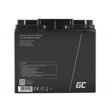 Green Cell AGM VRLA 12V 18Ah maintenance-free battery for mower, scooter, boat, wheelchair