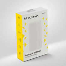 Wozinsky powerbank Li-Po 10000mAh 2 x USB baltas (WPBWE1)