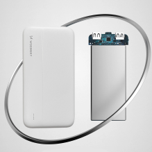 Wozinsky powerbank Li-Po 10000mAh 2 x USB baltas (WPBWE1)