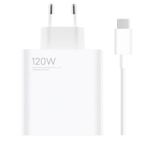 Xiaomi Xiaomi MDY-13-EE USB-A 120W įkroviklis + duomenų kabelis USB-C 6A baltas (masinis) (subraižytas)