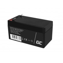 Green Cell AGM VRLA 12V 1.3Ah maintenance-free battery for the alarm system, cash register, toys